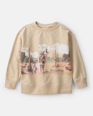 Boys Christmas Chevrolet Long-Sleeve Pullover Sweatshirt