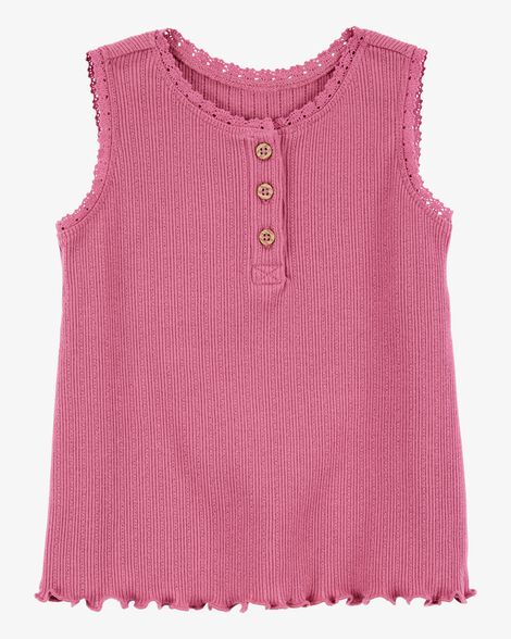  Product image 1 of Toddler Rib Tank Top - Pink