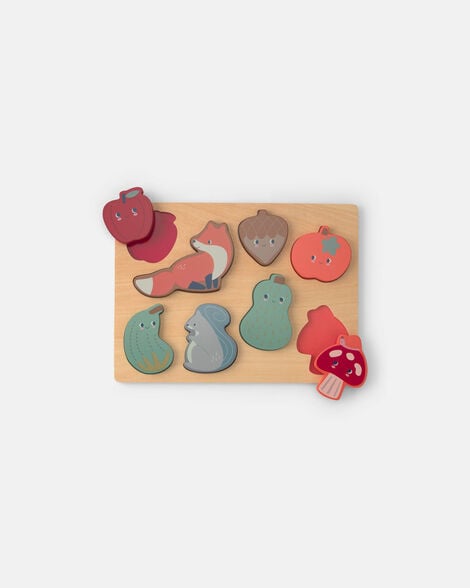 toddler wooden harvest puzzle set