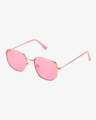 Product image 1 of Geometric Aviator Sunglasses - Pink