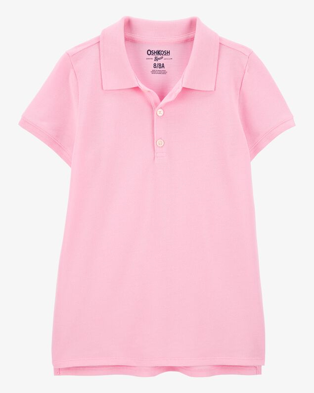 Product image 1 of Girls Piqué Polo Shirt - Pink