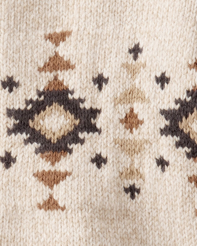 Product image 2 of Toddler Boy Southwestern Zip-Up Sweater - Ivory