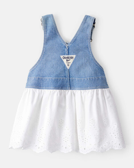  Product image 2 of Baby Eyelet Denim Jumper Dress