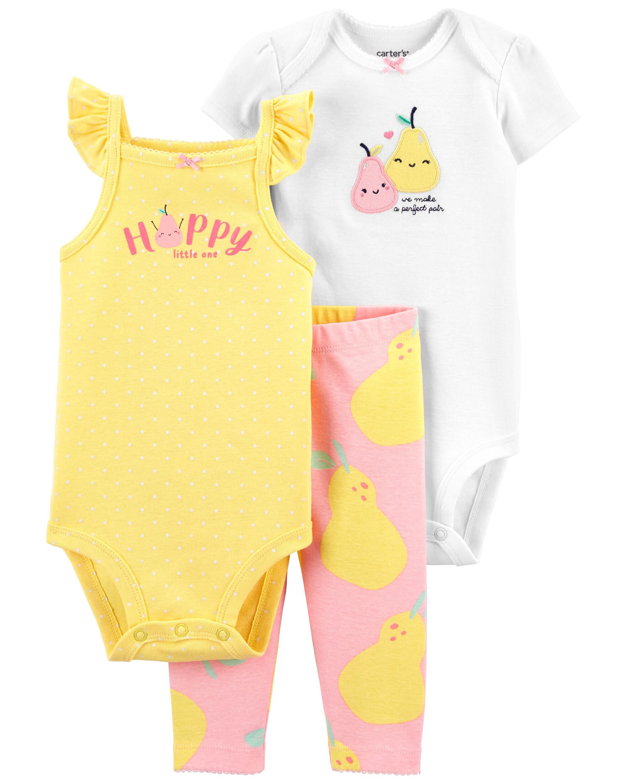  *CLEARANCE* 3-Piece Pear Little Character Set 