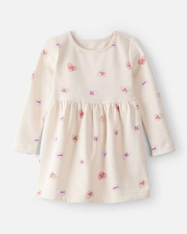 Carter's 2pc Toddler Girl Heart Print Valentine Theme Set