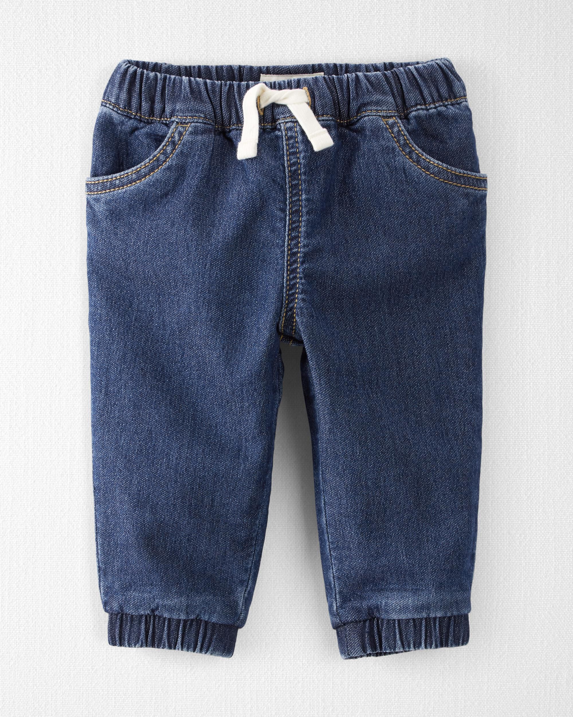 Baby boy denim joggers 2025