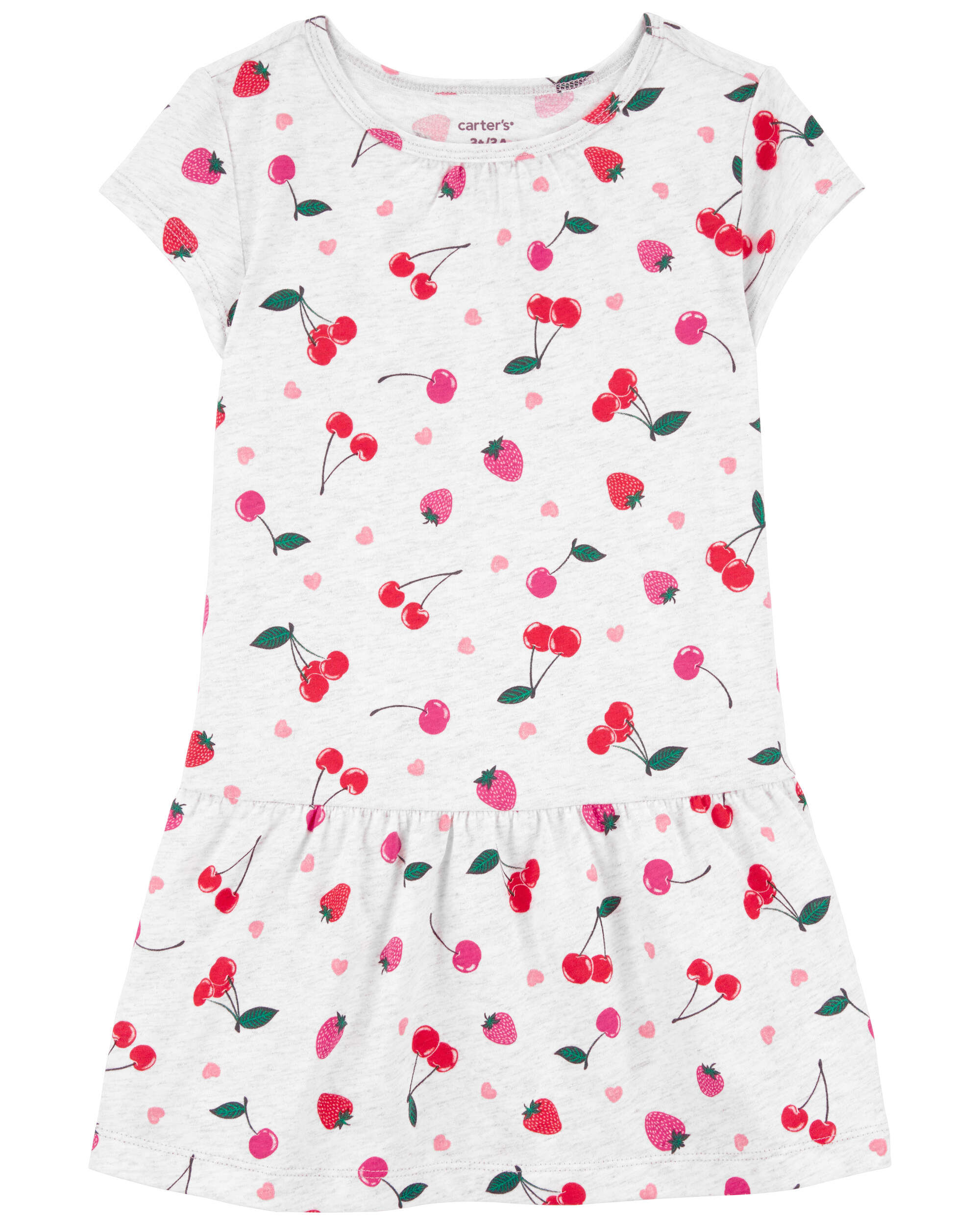 Toddler Cherry Cotton Dress - Carter's | Carter's