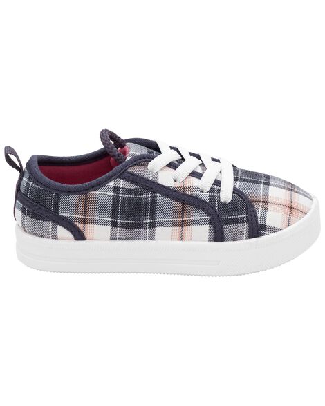  Product image 2 of Toddler Plaid Canvas Sneakers