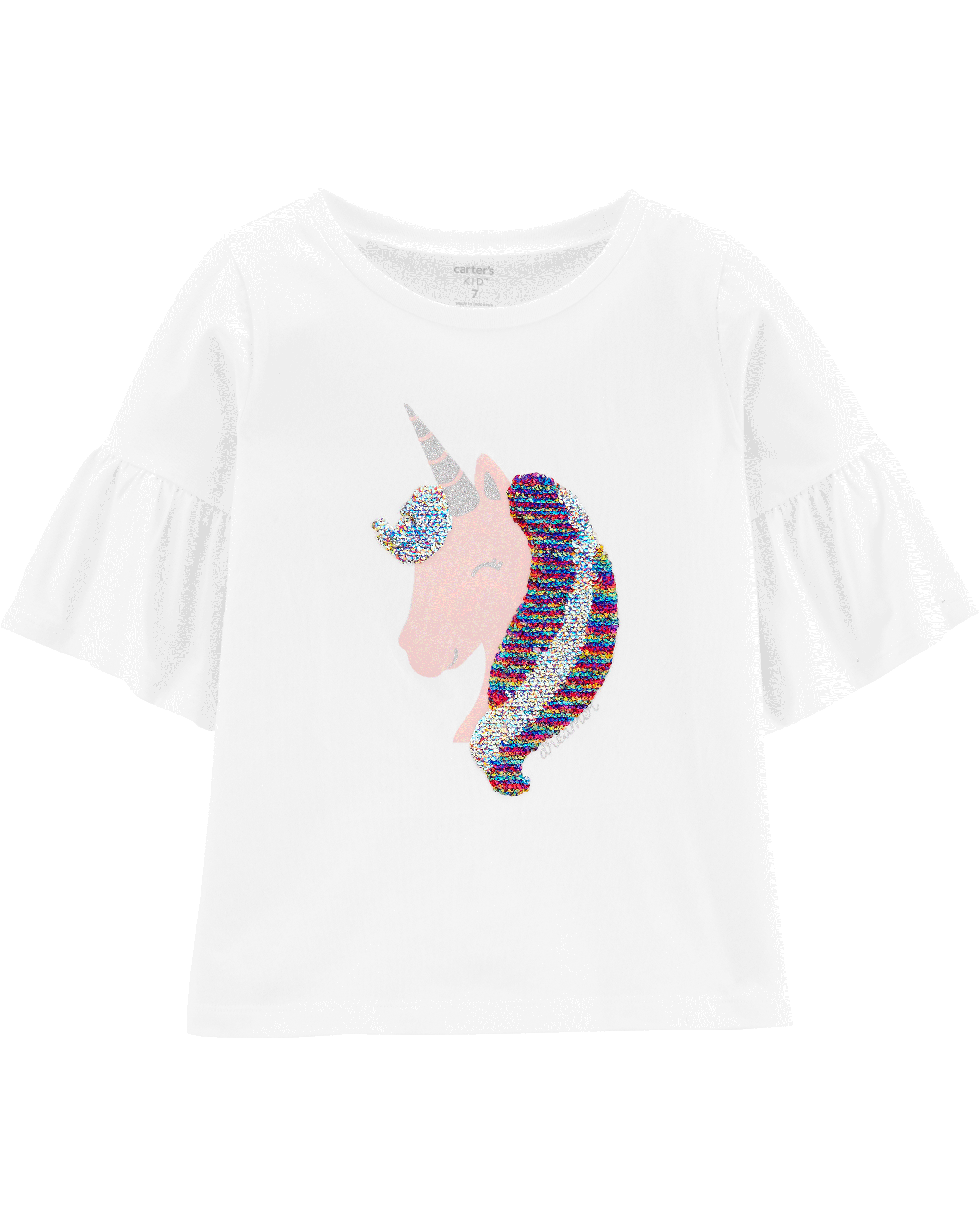 flip sequin unicorn shirt