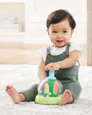 Product image 2 of Farmstand Push & Spin Baby Toy