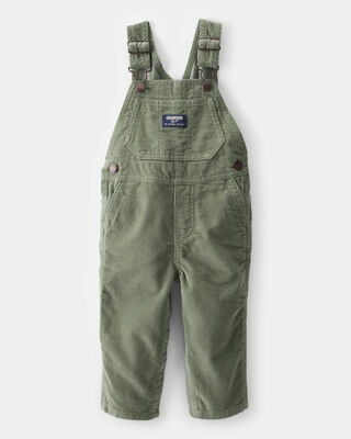 Product image 1 of Baby Solid Corduroy Overalls - Green