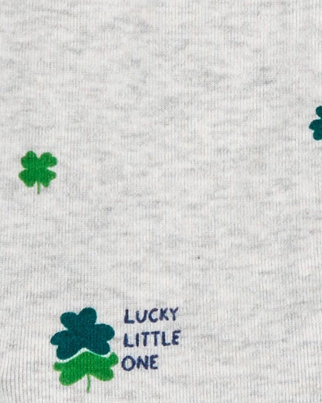  Product image 5 of Baby 2-Piece My First St. Patrick's Day Teething Bib & Sleep & Play Pajamas Set