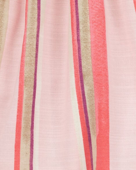  Product image 3 of Kid Striped Linen Look-Alike Flowy Pull-On Shorts