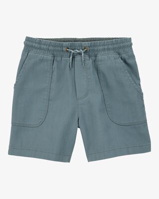 Product image 1 of Kid Pull-On Twill Shorts - Green