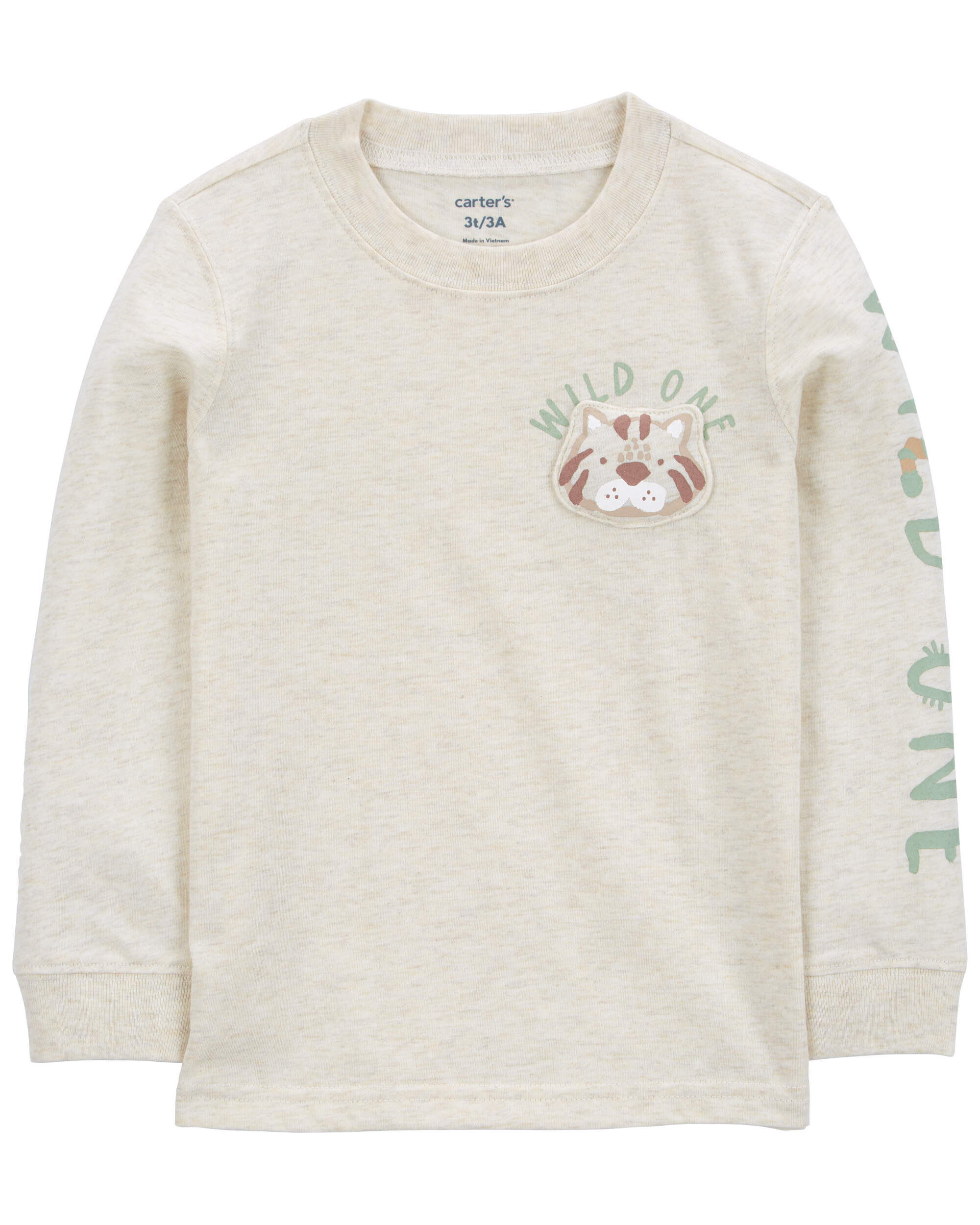 Baby Wild One Long-Sleeve Graphic Tee - Cream - Carter's