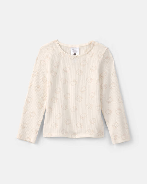 toddler girl hello kitty® long-sleeve top - cream
