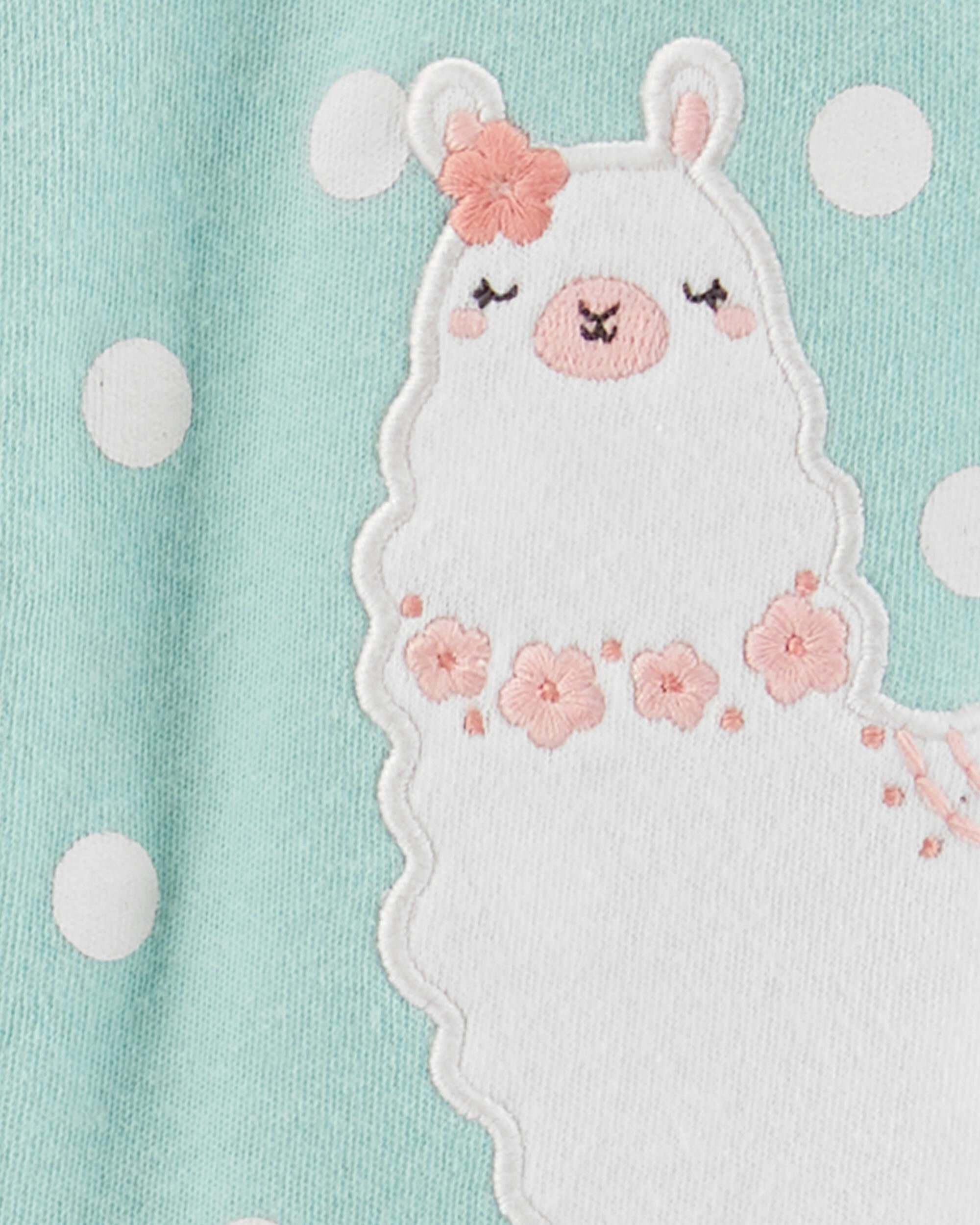 Baby Llama 2 Way Zip Cotton Sleep Play Pajamas Carter s Carter s