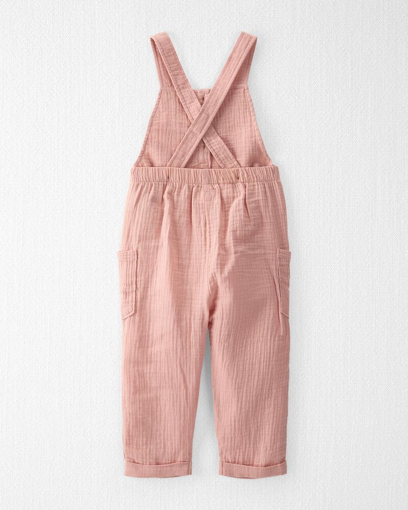 Rose Toddler Organic Cotton Gauze Overalls