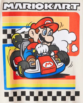 Product image 2 of Kid Mario Kart ™ Short-Sleeve Graphic Tee - Cream