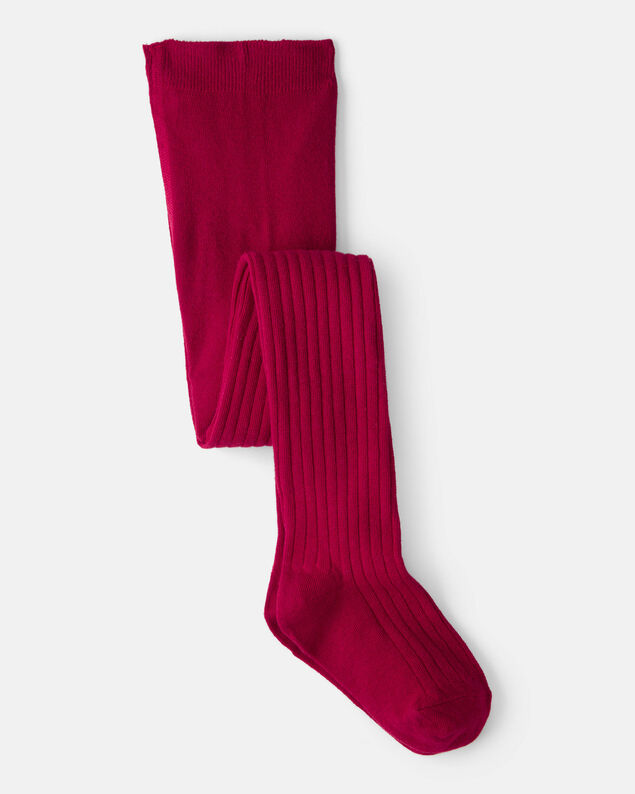 Product image 1 of Girls Rib Tights - Red