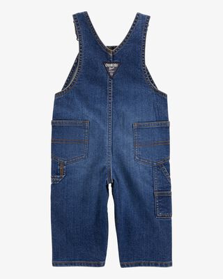 Product image 2 of Baby Stretch Denim Classic Overalls - Dark Wash