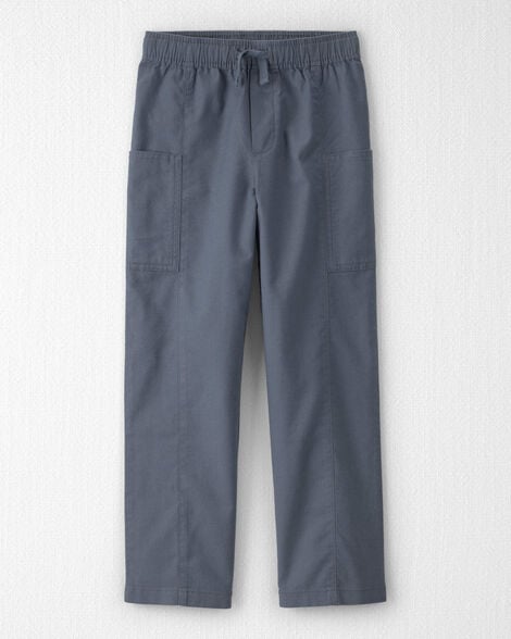 Boys Relaxed Linen Pants Made with Organic Cotton