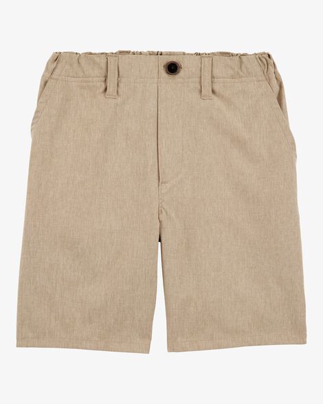 Product image 2 of Kid 3-Pack Active Pull-On Uniform Shorts - Khaki