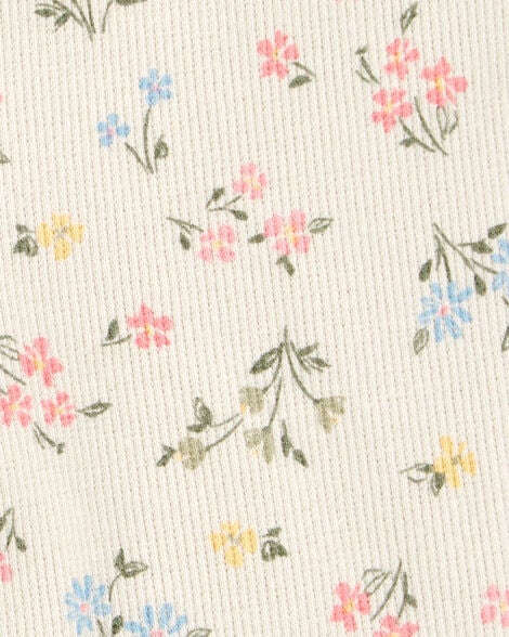  Product image 3 of Baby Floral Pull-On Pants - Ivory
