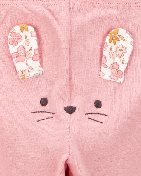  Product image 4 of Baby Girl 3-Piece Floral Mouse Little Character Set® - Pink
