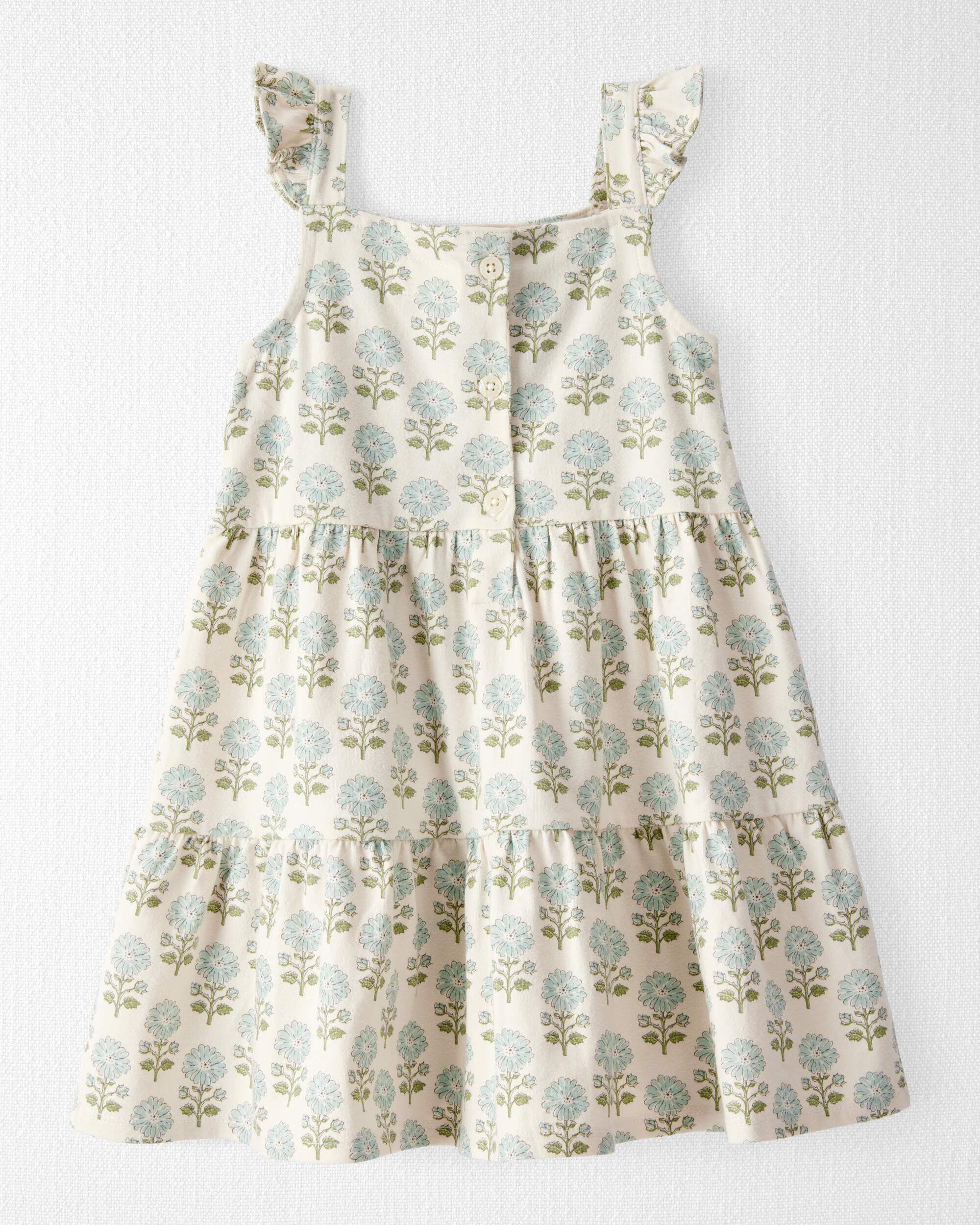 Toddler Organic Cotton Floral-Print Dress - Little Planet | Carter's