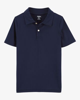 Product image 1 of Kid Active Polo in Moisture Wicking BeCool™ Fabric - Navy