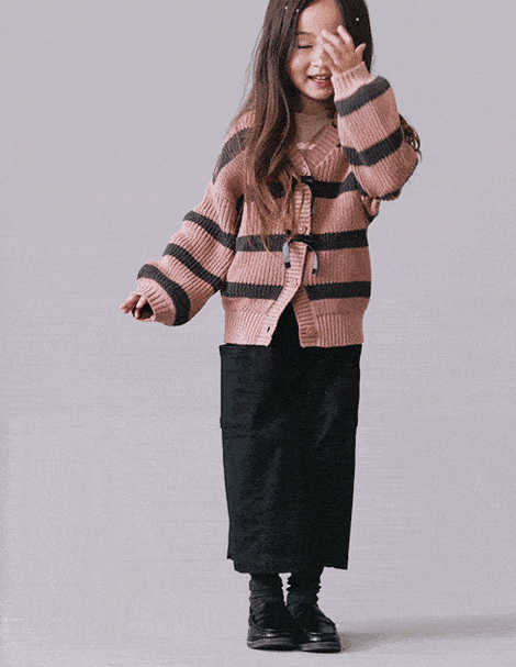 Toddler Girl Wide Leg Pocket Pant - Black