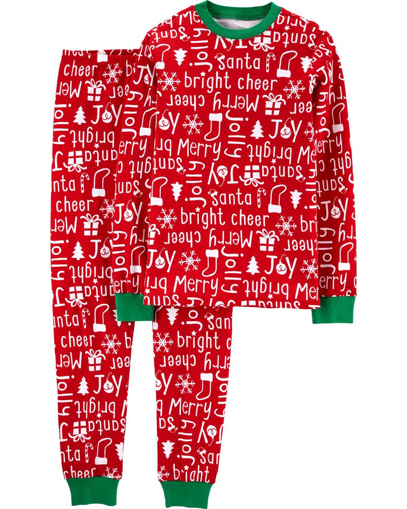 2 Piece Adult Christmas Snug Fit Cotton Pjs Carters Com