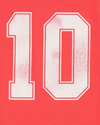 Product image 2 of Kid Vintage Sporty Short-Sleeve Graphic Tee - Red