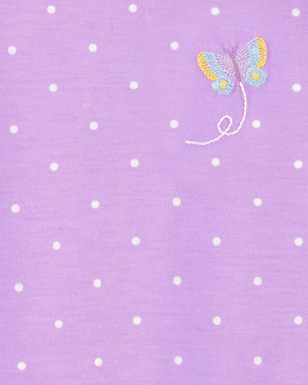Product image 2 of Girls 2-Pack Butterfly Nightgowns - Purple