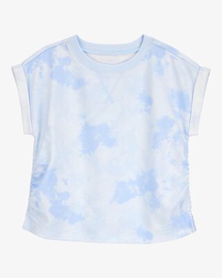 Product image 1 of Kid Cloud Dye Cinched Tee - Blue
