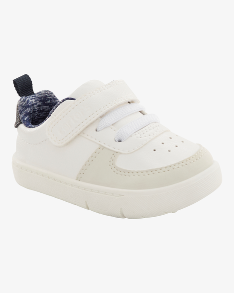 boys  every step® first walker casual sneakers - white