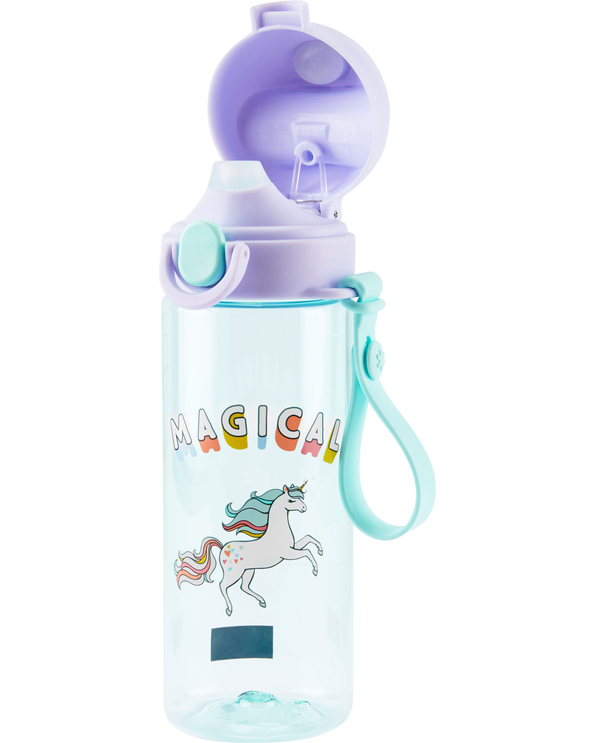 Skip Hop ZOO STRAW BOTTLE NEW UNICORN Kids Straw Pop-Up Drinking Bottle 12m