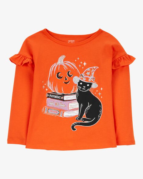  Product image 1 of Baby Halloween Cat Flutter Tee
