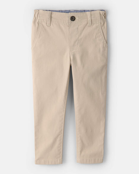 Toddler Boy Slim Tapered Chino Pants - Khaki