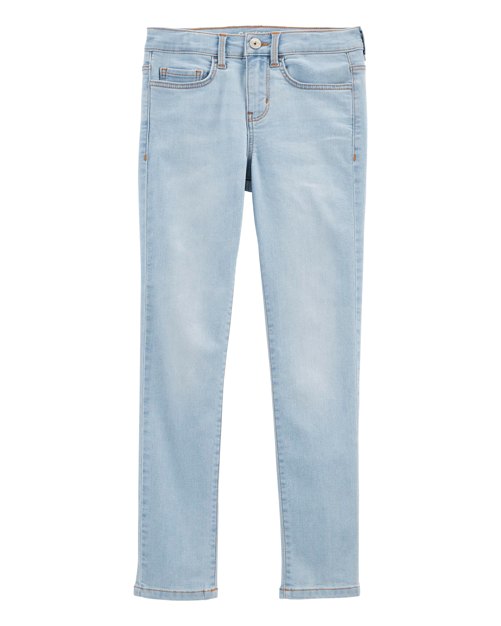 Kid Blue Ice Wash Slim Fit Skinny-Leg Jeans