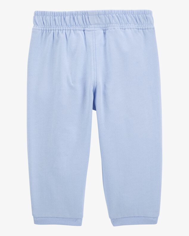 Product image 2 of Baby Pull-On French Terry Joggers - Blue