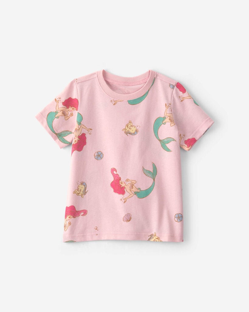 Carter's toddler girl disney© the little mermaid graphic tee 12M Pink