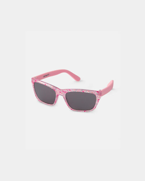 baby glitter sunglasses - pink