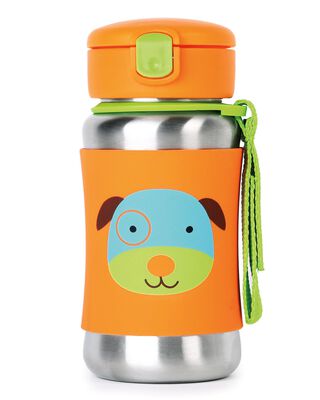 Product image 1 of Zoo Stainless Steel Little Kid Straw Bottle