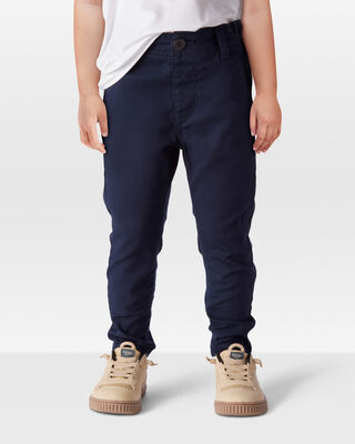 Product image 2 of Toddler Slim Tapered Chino Pants - Navy