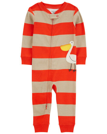 Toddler 1-Piece Pelican 100% Snug Fit Cotton Footless Pajamas