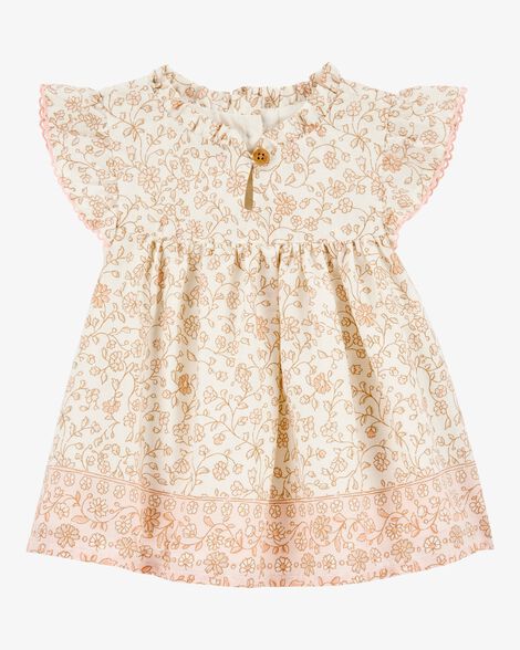  Product image 1 of Baby 2-Piece Floral Top & Short Set - Cream