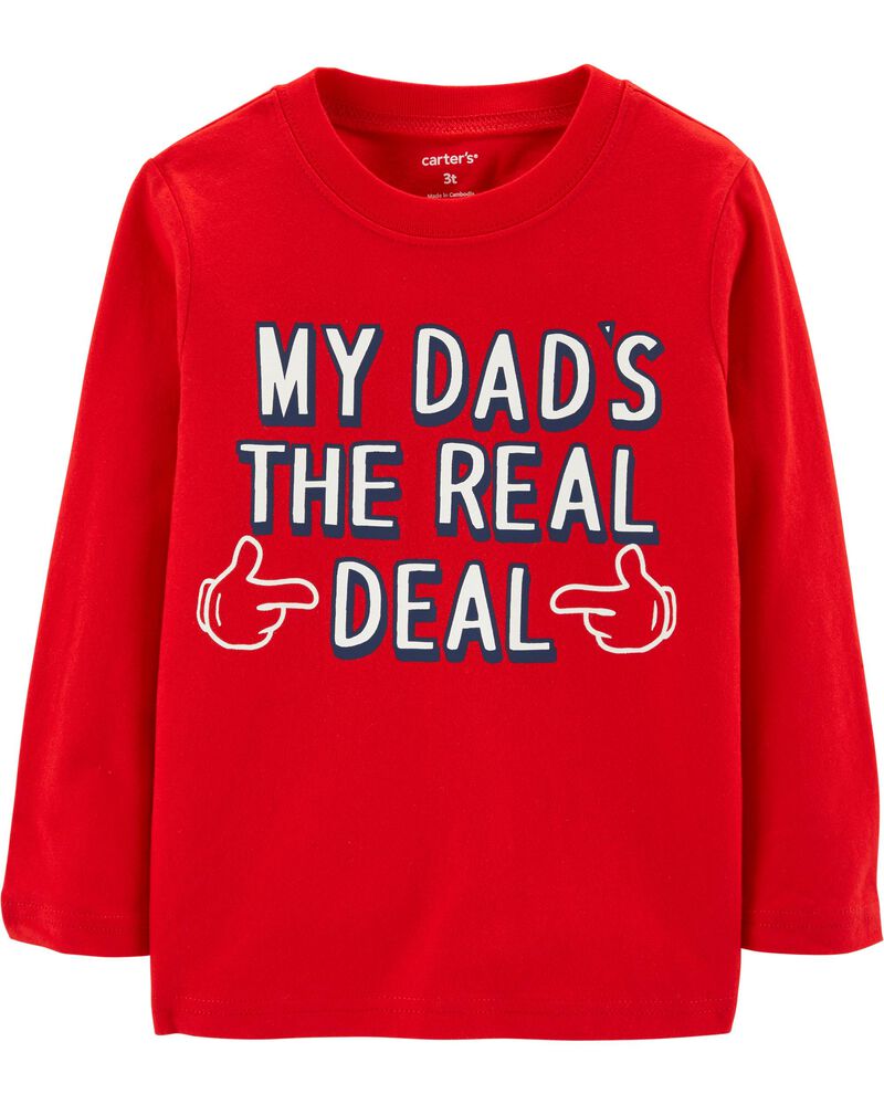Dad S The Real Deal Jersey Tee Carters Com