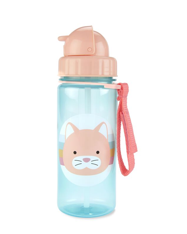 Product image 1 of Zoo Straw Bottle - 13 Oz - Cat